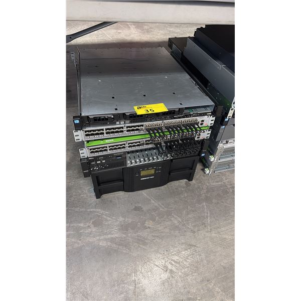 5 ASSORTED SWITCHES AND SERVER APPLIANCES