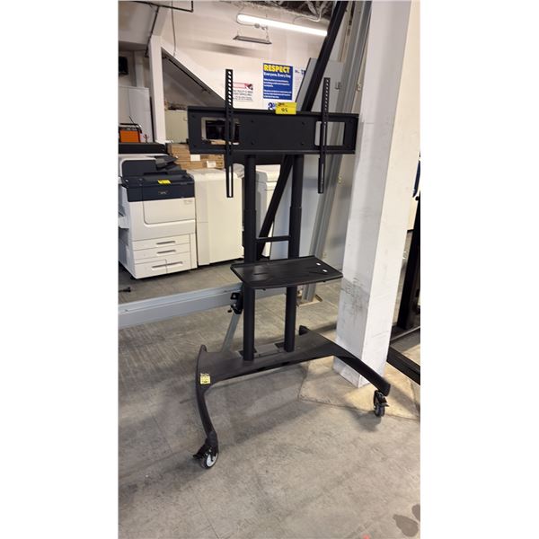 BLACK MOBILE TV STAND