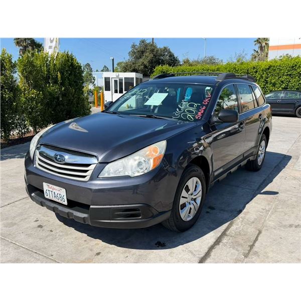 SUBA OUTBACK 2012 T-REPO-SMOG-2 DAYS