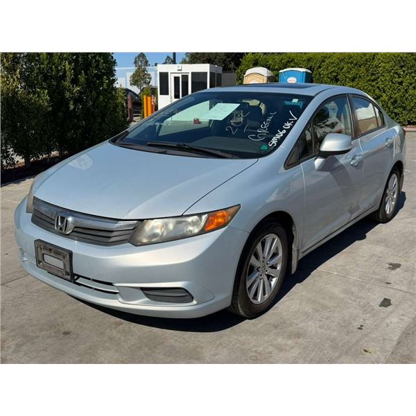 HOND CIVIC 2012 O/S-T SMOG-2 DAYS