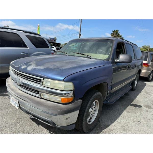 CHEV SUBURBAN 2001 APP/DUP-T-EXPORT ONLY-TMU