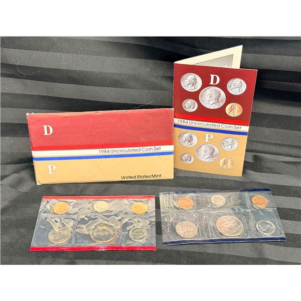 UNCIRCULATED MINT SET - 1984D, 1984