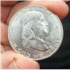 Image 1 : BEN FRANKLIN SILVER HALF DOLLAR - 1960D