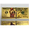 Image 2 : $100 NOVELTY 24K .9999 GOLD PLATED FOIL NOTES - MICHAEL JORDAN (X2 NOTES) AND MICHAEL JORDAN TRADING