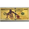 Image 9 : $100 NOVELTY 24K .9999 GOLD PLATED FOIL NOTES - MICHAEL JORDAN (X2 NOTES) AND MICHAEL JORDAN TRADING