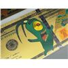 Image 13 : $100 NOVELTY 24K .9999 GOLD PLATED FOIL NOTES - SPONGEBOB'S FRIENDS (X3)