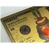 Image 3 : $100 NOVELTY 24K .9999 GOLD PLATED FOIL NOTES - SPONGEBOB'S FRIENDS (X3)