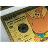 Image 8 : $100 NOVELTY 24K .9999 GOLD PLATED FOIL NOTES - SPONGEBOB'S FRIENDS (X3)