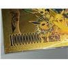 Image 3 : ¥10,000,000,000 NOVELTY 24K .9999 GOLD PLATED FOIL NOTES - ASH AND PIKACHU