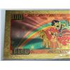Image 5 : $100 NOVELTY 24K .9999 GOLD PLATED FOIL NOTES - MY LITTLE PONY