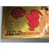 Image 8 : $100 NOVELTY 24K .9999 GOLD PLATED FOIL NOTES - MY LITTLE PONY