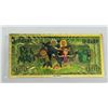Image 2 : $100 NOVELTY 24K .9999 GOLD PLATED FOIL NOTES - RICK AND MORTY