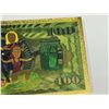 Image 6 : $100 NOVELTY 24K .9999 GOLD PLATED FOIL NOTES - RICK AND MORTY