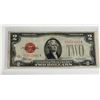 Image 1 : $2 UNITED STATES NOTE - SERIES 1928D - RED TREASURY SEAL
