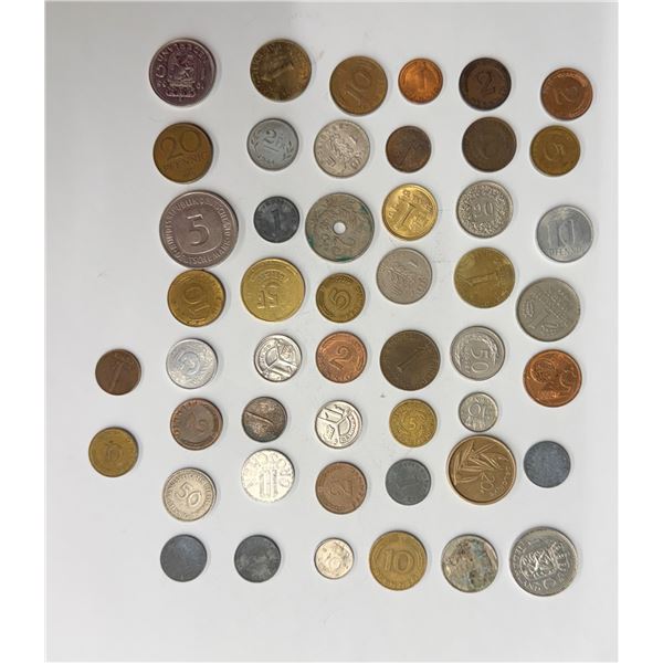 FOREIGN COINS - AUSTRIA, BELGIUM, GEMANY, NETHERLANDS