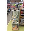 Image 1 : GLASS DISPLAY CASE WITH ASSORTED CONTENTS INCLUDING; STAR WARS & GUNDAM FIGURINES