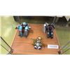 Image 5 : GLASS DISPLAY CASE WITH ASSORTED CONTENTS INCLUDING; STAR WARS & GUNDAM FIGURINES