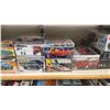 Image 3 : SHELF OF ASSORTED MODEL CARS INCLUDING; AMI 1961 FORD GALAXIE HARDTOP, MONOGRAM PLYMOUTH GTX, AMI
