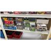 Image 1 : SHELF OF ASSORTED MODEL VEHICLES & FIGURES INCLUDING; 1966 MALIBU SS, THE MIGHTY KOGAR, TUPOLEV