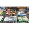 Image 3 : SHELF OF ASSORTED MODEL VEHICLE KITS INCLUDING; M113 ACAV, REVELL HIGHWAY PIONEERS, MASERATI 5000 GT