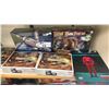 Image 2 : SHELF OF ASSORTED MODEL KITS INCLUDING; THE STRANGE CHANGING TIME MACHINE, NUCLEAR POWERED