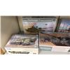 Image 2 : SHELF OF ASSORTED MODEL TANK KITS INCLUDING; BRITISH CHALLENGER 2, BRITISH 155MM AS-90