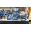 Image 3 : SHELF OF ASSORTED MODEL KITS INCLUDING; USS SARATOGA, ADMIRAL GRAF SPEE, GERMANY TITPITZ BATTLESHIP