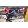 Image 2 : SHELF OF ASSORTED MODEL KITS INCLUDING; 2021 DODGE CHALLENGER HELLCAT, 1957 CHEVY BEL AIR, 1960 FORD