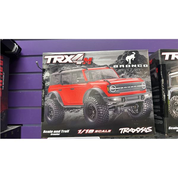 TRAXXAS TRX4M BRONCO 1/18 SCALE AND TRAIL CRAWLER MODEL CAR