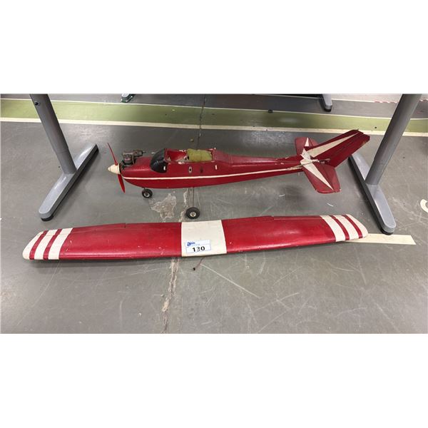 FOAM MODEL PLANE (WINGS DETACHED, COCKPIT & TAIL DAMAGED)