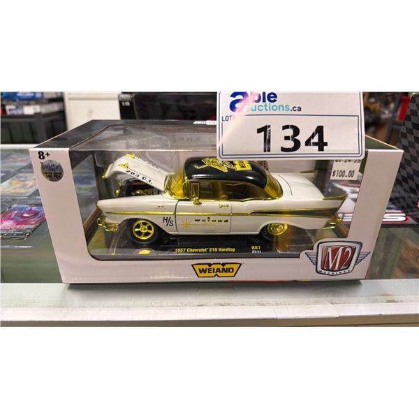 WEIAND M2 MACHINES LIMITED EDITION 1957 CHEVROLET 210 HARDTOP R87 MODEL CAR