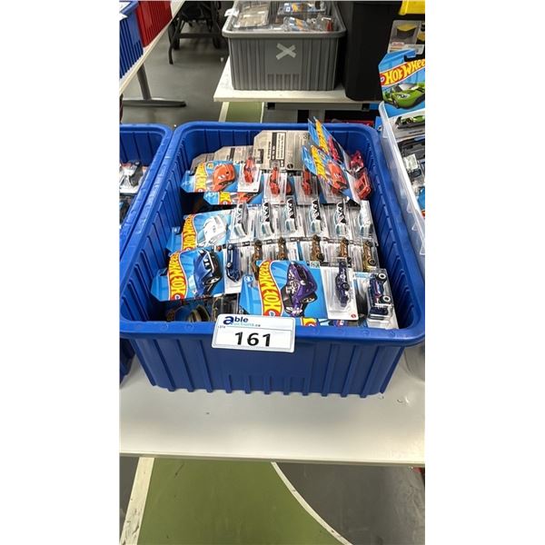 BIN OF ASSORTED HOT WHEELS CARS