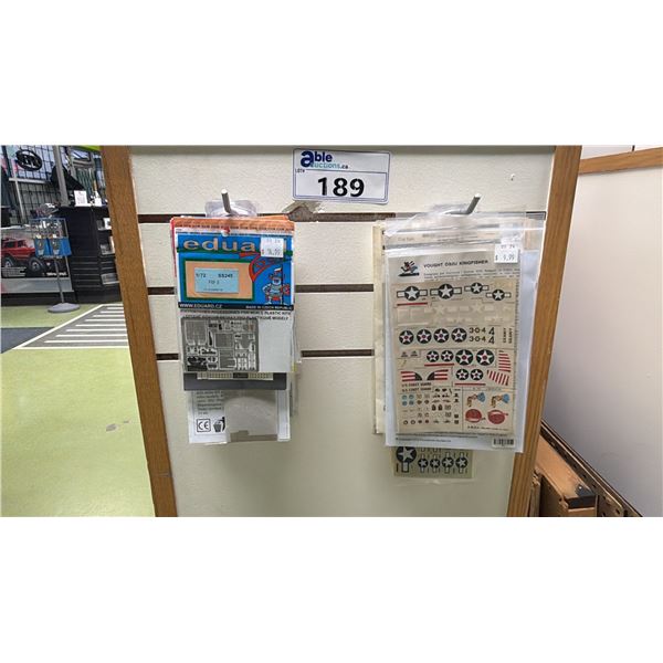 ASSORTED MODEL CAR ACCESSORIES