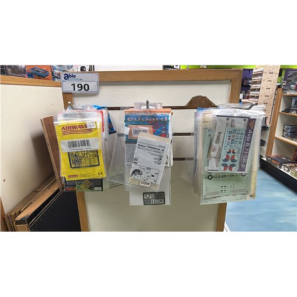 ASSORTED MODEL CAR ACCESSORIES