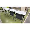 Image 1 : (3) HEARTWOOD TUCANA ELITE BASE PORTABLE TABLES