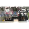Image 6 : CONTENTS OF SHOWCASE INCLUDING; HOT WHEELS CARS, FLORIDA HIGHWAY PATROL MINIATURE BUILDING & MORE