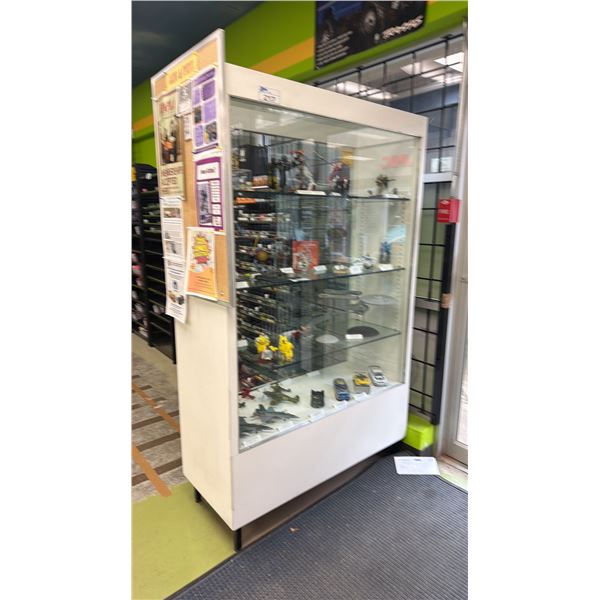 DISPLAY SHOWCASE WITH STORAGE AREA *CONTENTS NOT INCLUDED*