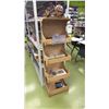 Image 1 : DISPLAY RACK WITH ASSORTED CONTENTS