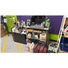 Image 1 : AIRBRUSH PAINT STATION COMPLETE WITH PAINTS, AIRBRUSH STATION, STAND, MISCELLANEOUS, AIR COMPRESSOR