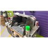 Image 2 : AIRBRUSH PAINT STATION COMPLETE WITH PAINTS, AIRBRUSH STATION, STAND, MISCELLANEOUS, AIR COMPRESSOR