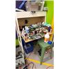 Image 8 : AIRBRUSH PAINT STATION COMPLETE WITH PAINTS, AIRBRUSH STATION, STAND, MISCELLANEOUS, AIR COMPRESSOR