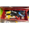 Image 10 : MASTERCRAFT 3-PC PORTABLE TOOLBOX WITH CONTENTS INCLUDING; RYOBI AIR COMPRESSOR, VACUUM & CHARGER