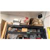 Image 3 : RACK OF ASSORTED CONTENTS & ASSORTED WOOD PIECES *RACK INCLUDED*