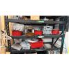 Image 4 : RACK OF ASSORTED CONTENTS & ASSORTED WOOD PIECES *RACK INCLUDED*