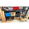 Image 5 : RACK OF ASSORTED CONTENTS & ASSORTED WOOD PIECES *RACK INCLUDED*
