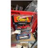 Image 2 : SHELF OF ASSORTED ITEMS INCLUDING; MODEL CARS, WOOD & MORE