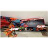 Image 2 : ALL MISCELLANEOUS ITEMS IN HALLWAY INCLUDING; NERF GUNS, TABLES, PORTABLE FAN, TOYS, BROOMS,