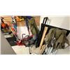 Image 5 : ALL MISCELLANEOUS ITEMS IN HALLWAY INCLUDING; NERF GUNS, TABLES, PORTABLE FAN, TOYS, BROOMS,
