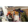 Image 6 : ALL MISCELLANEOUS ITEMS IN HALLWAY INCLUDING; NERF GUNS, TABLES, PORTABLE FAN, TOYS, BROOMS,