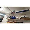 Image 7 : ALL MISCELLANEOUS ITEMS IN HALLWAY INCLUDING; NERF GUNS, TABLES, PORTABLE FAN, TOYS, BROOMS,